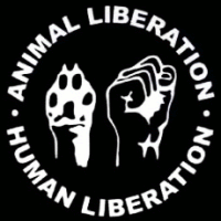 Animal Liberation Animal Liberation-Logo mit Zusatz: Human Liberation